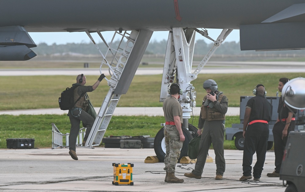 34th Expeditionary Bomb Squadron conducts training mission supporting BTF 25-1