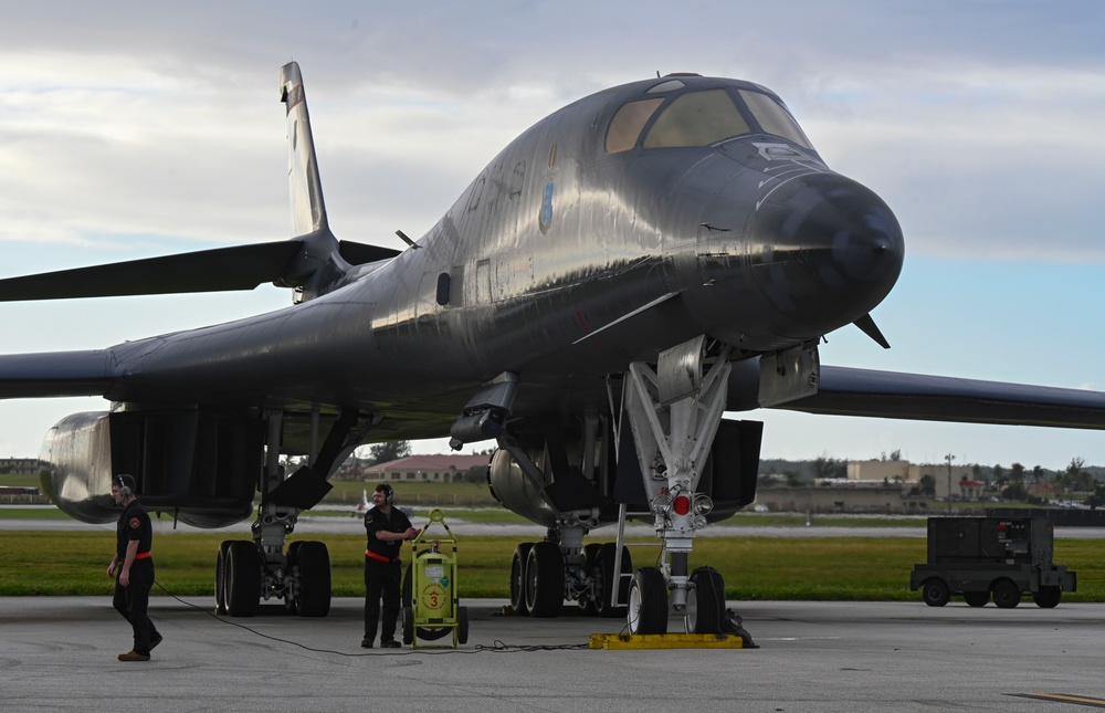 34th Expeditionary Bomb Squadron conducts training mission supporting BTF 25-1