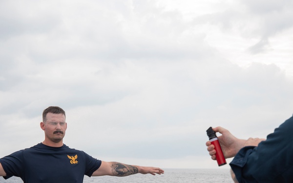 Emory S. Land (AS 39) conducts OC qualification course