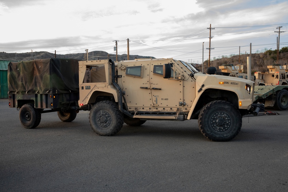 U.S. Marines prepare to assist CBP with border security mission