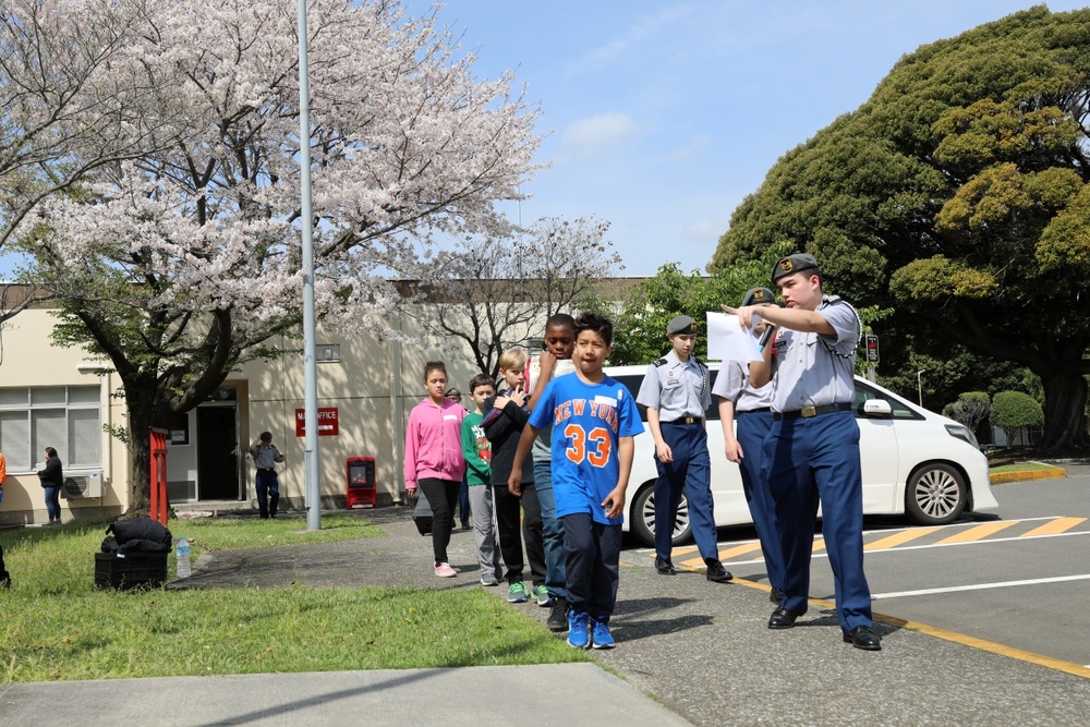 JROTC cadets instill values of leadership, respect in elementary students through service project