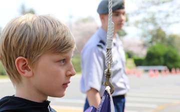 JROTC cadets instill values of leadership, respect in elementary students through service project