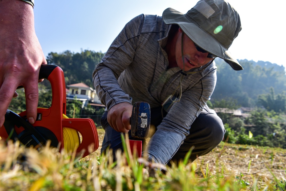 DPAA Personnel Set Up Recovery Site in Laos