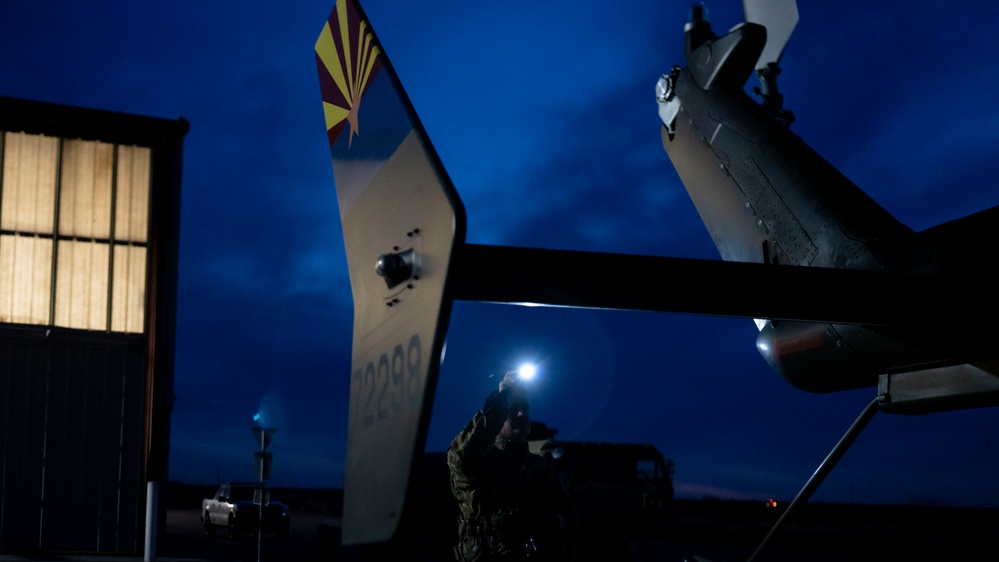 CBP conducts aerial reconnaissance with Task Force Sentinel