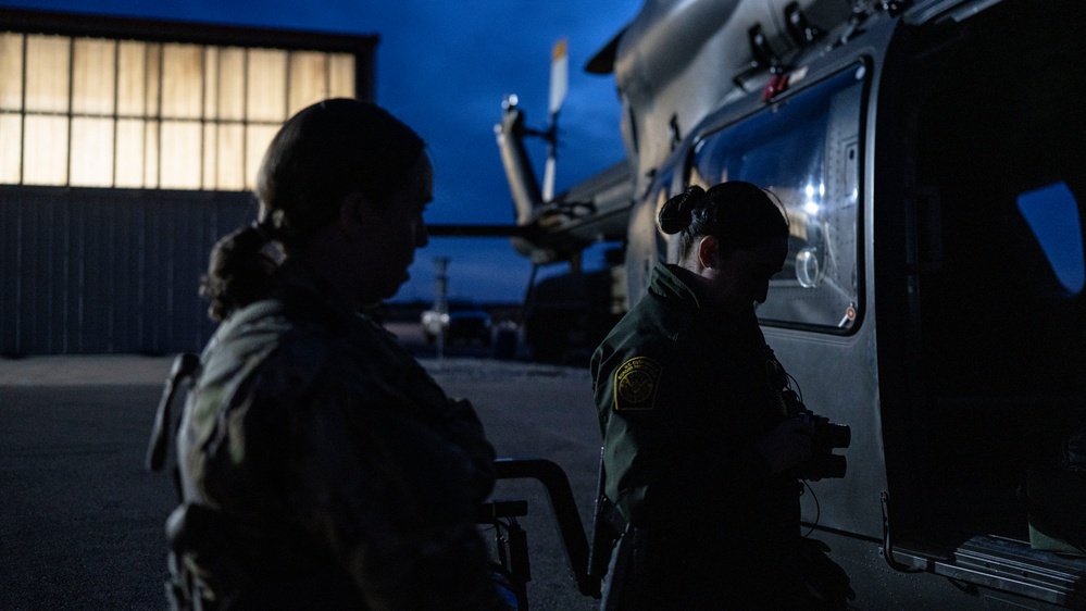 CBP conducts aerial reconnaissance with Task Force Sentinel
