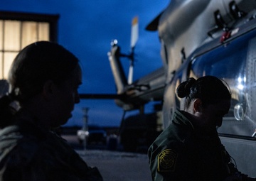 CBP conducts aerial reconnaissance with Task Force Sentinel