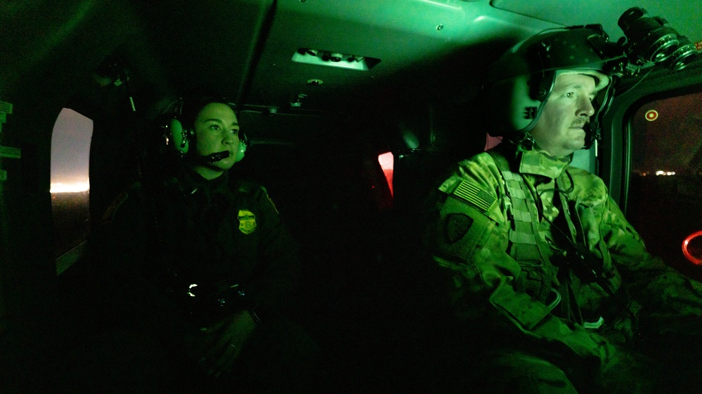 CBP conducts aerial reconnaissance with Task Force Sentinel