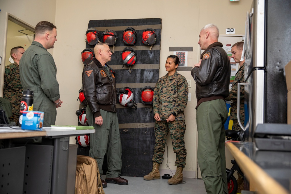 1st MAW commanding general visits forward-deployed squadrons in Japan