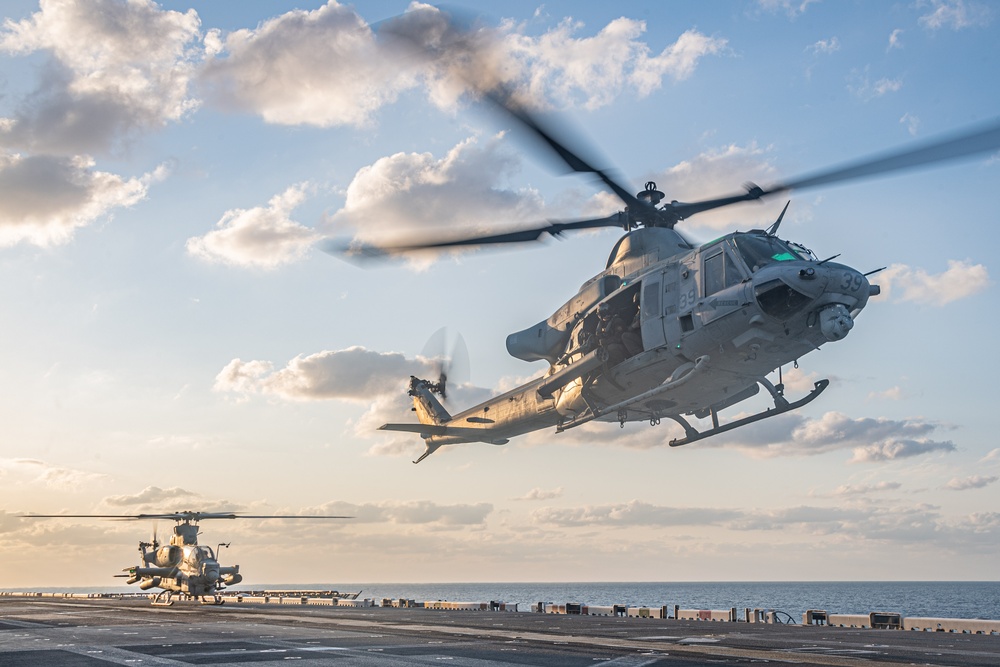 USS America (LHA 6) Conducts Flight Operations