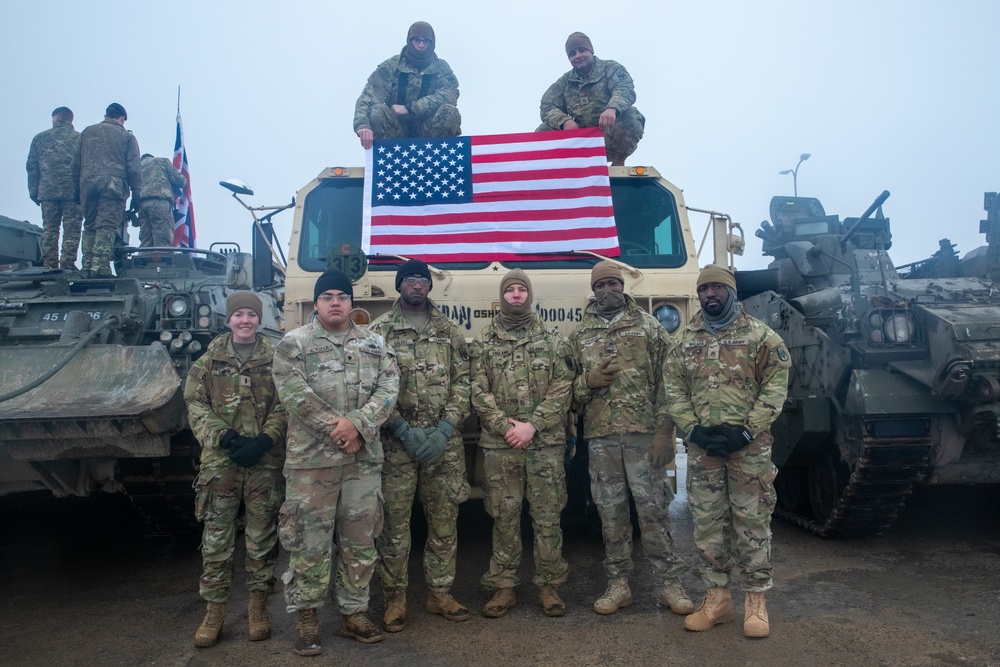 3-321st Field Artillery Regiment participate in International Vehicle Recovery Day