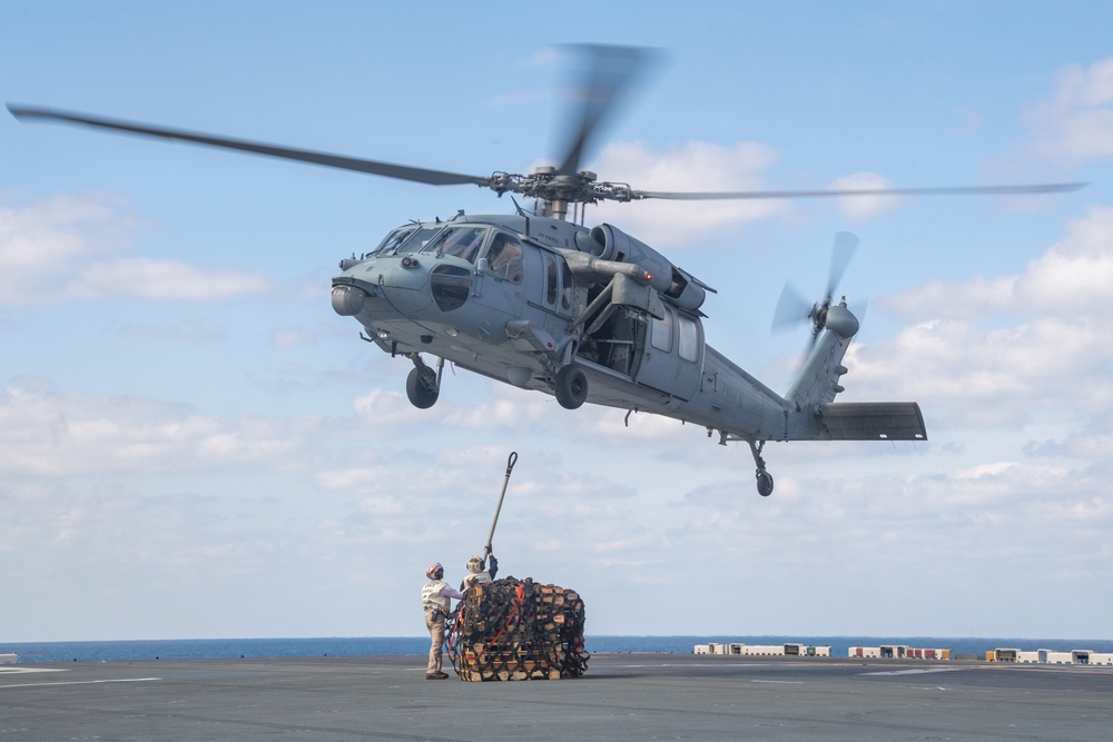 VERTREP aboard USS America (LHA 6)