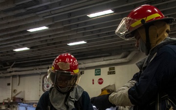 Flying Squad Drill aboard USS America (LHA 6)