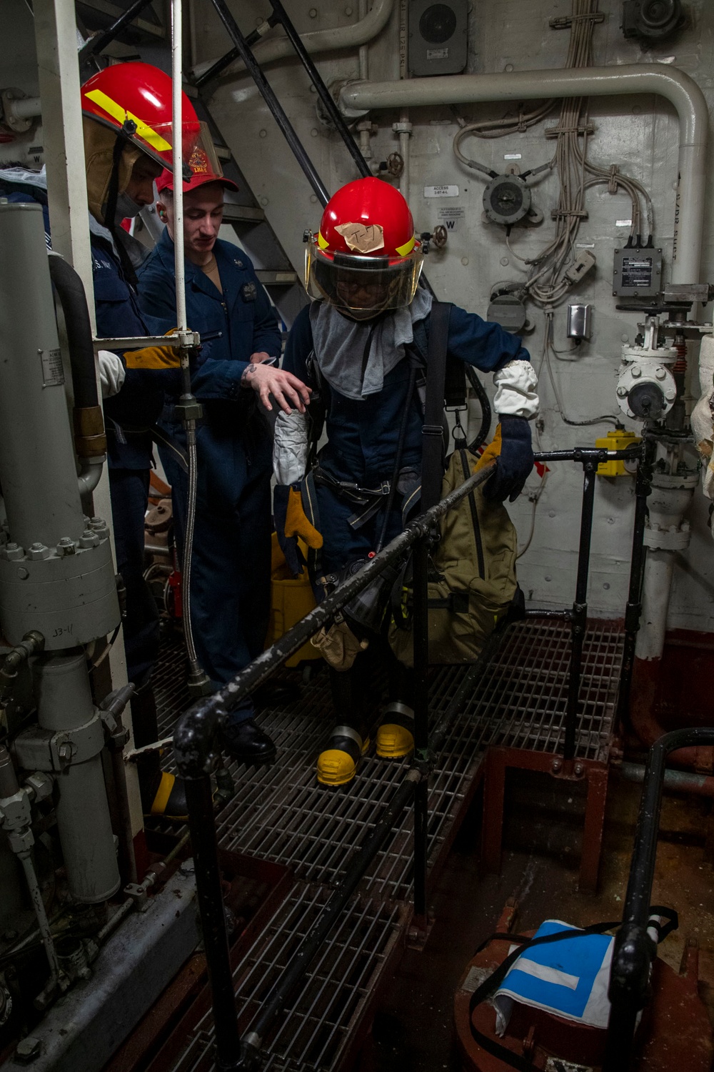 Flying Squad Drill aboard USS America (LHA 6)