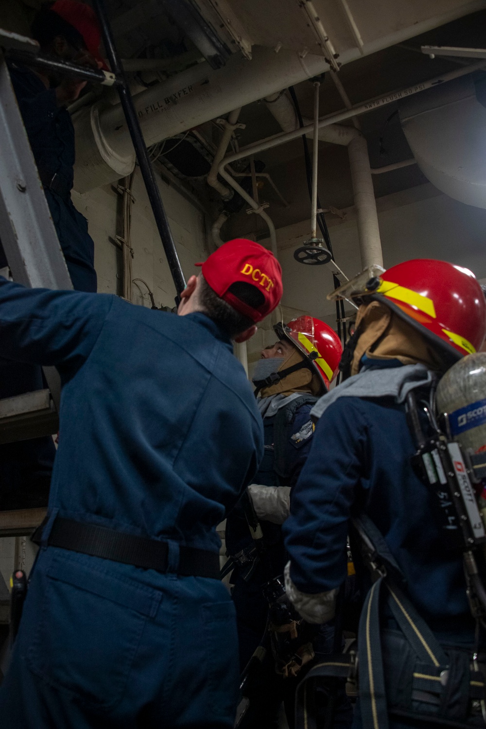 Flying Squad Drill aboard USS America (LHA 6)