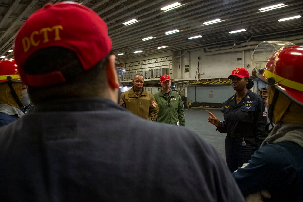 Flying Squad Drill aboard USS America (LHA 6)