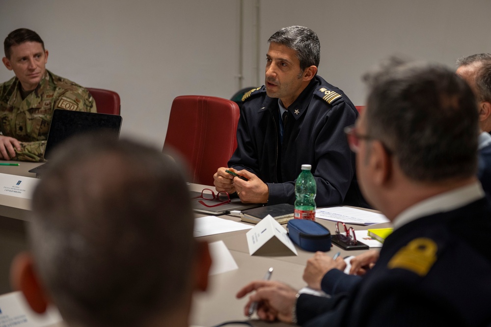 NAVFAC EURAFCENT hosts a bilateral U.S/ Italy NSIP meeting