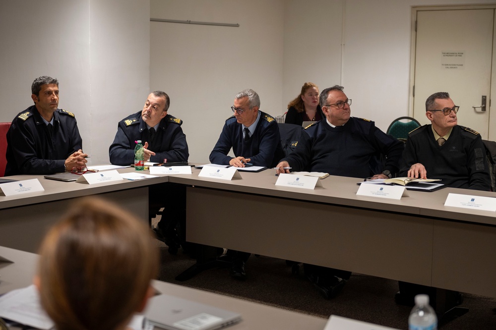 NAVFAC EURAFCENT hosts a bilateral U.S/ Italy NSIP meeting