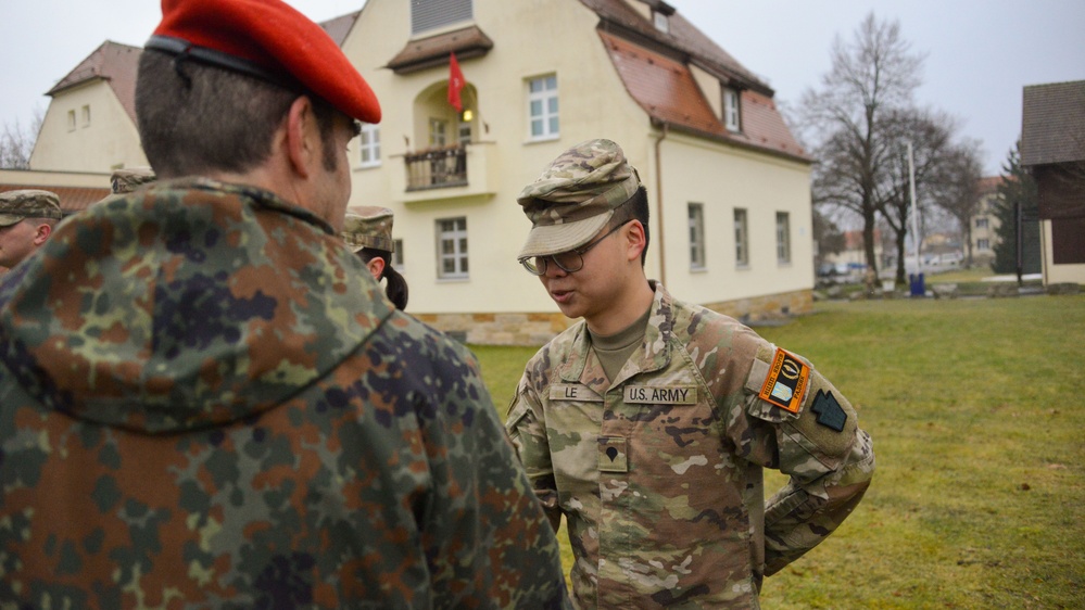 56th SBCT Soldiers awarded Schützenschnur