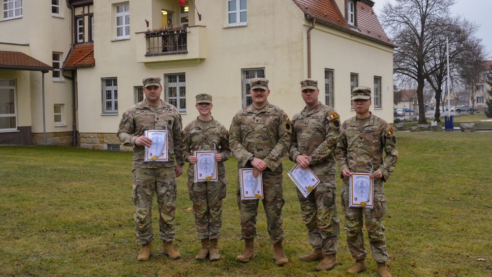 56th SBCT Soldiers awarded Schützenschnur