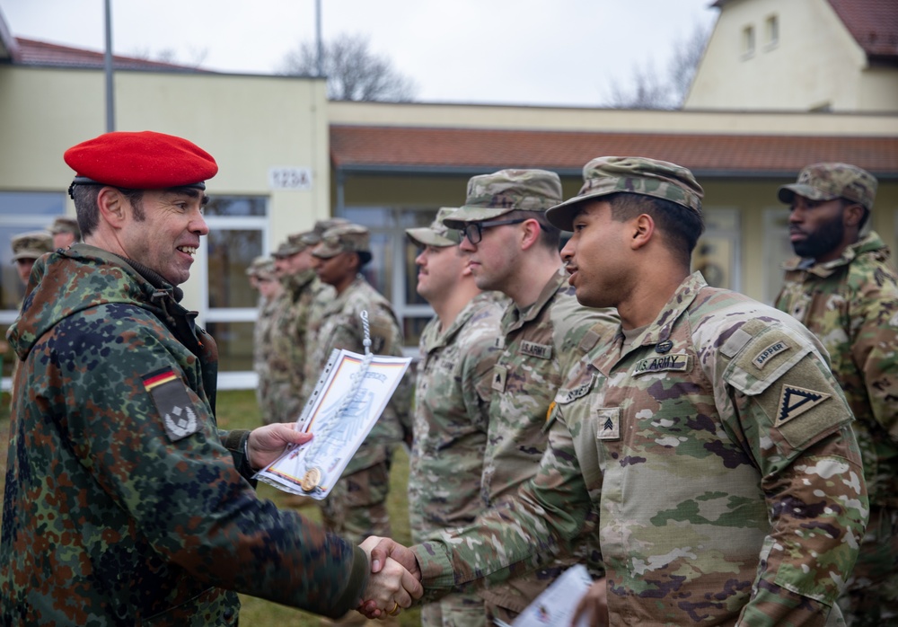 German Schützenschnur awarded to U.S. Soldiers