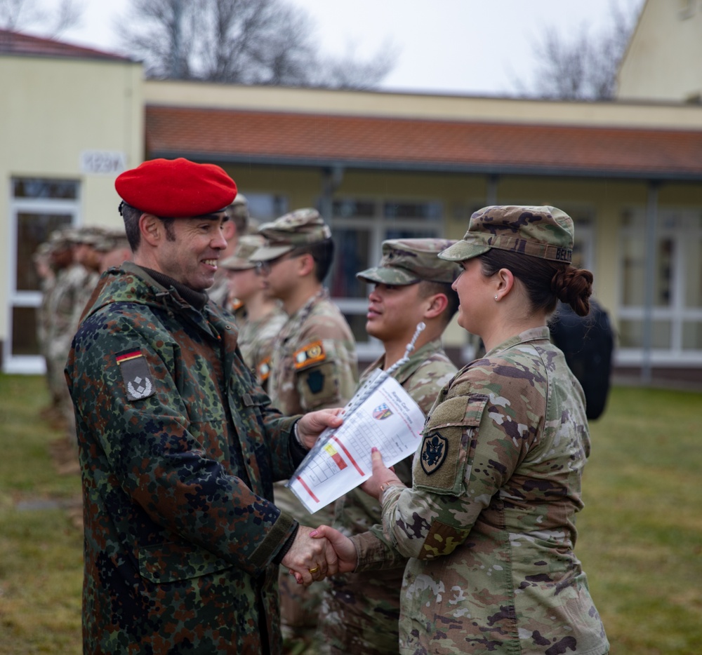 German Schützenschnur awarded to U.S. Soldiers