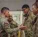 Lt. Gen. Joseph A. Ryan awards coins to 10th Mountain Soldiers during Combined Resolve 25-1