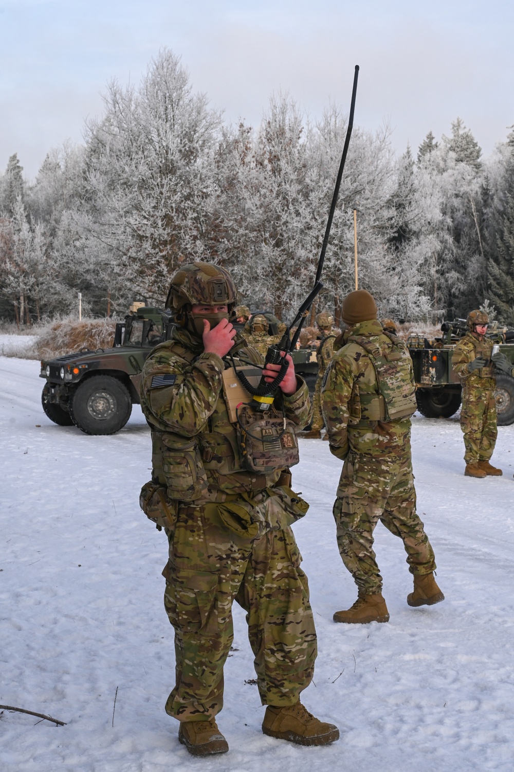 Sky Soldiers Conduct Mortar Training