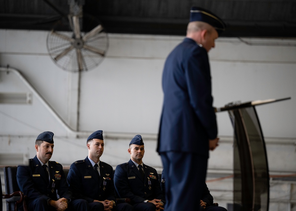 MacDill AFB recognizes four aircrew during Distinguished Flying Cross ceremony