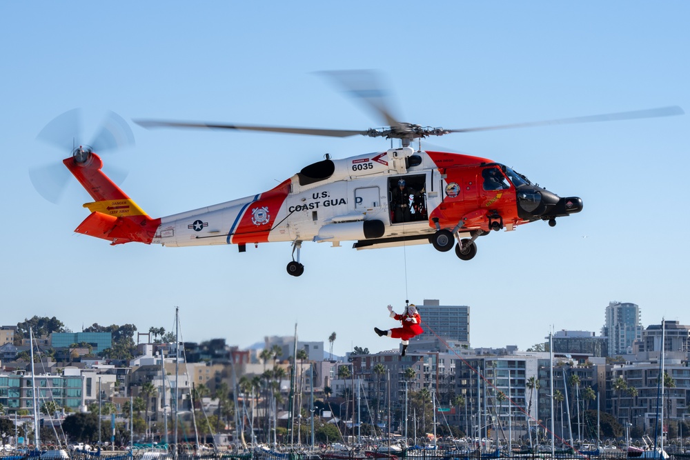 U.S. Coast Guard Sector San Diego hosts Santa Fly Over event