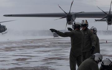 U.S. Marines with VMGR-252 participate in cold-weather training alongside the Royal Canadian Air Force