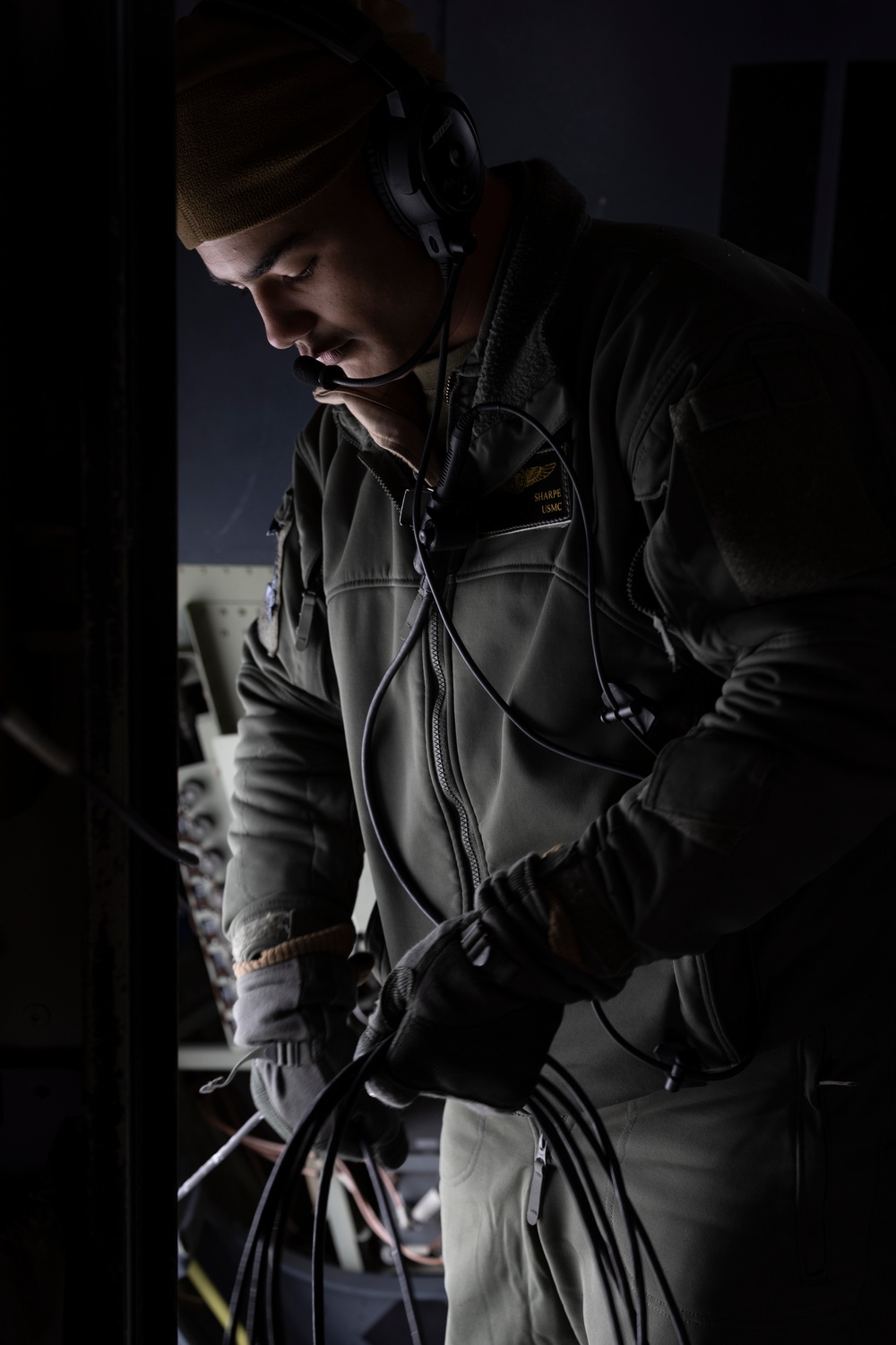 U.S. Marines with VMGR-252 participate in cold-weather training alongside the Royal Canadian Air Force