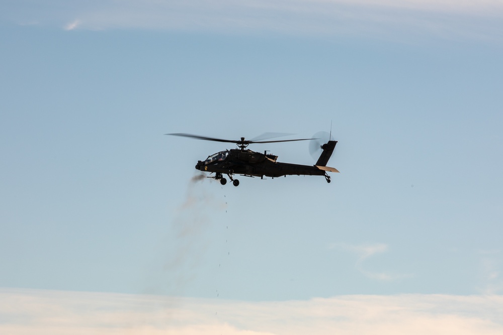 1st Cavalry Division Conducts Combined Arms Live Fire Exercise