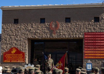 1st Maint. Bn, 1st MLG awarded Secretary of Defense Award for Maintenance Excellence and Field-Level Maintenance