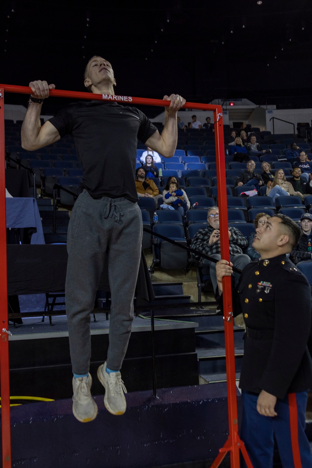 Marines at Oral Roberts University Basketball Game