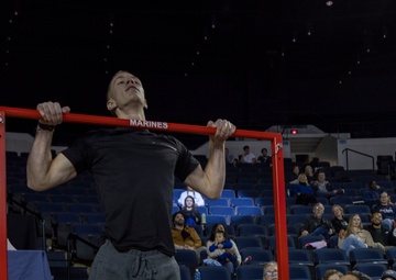 Marines at Oral Roberts University Basketball Game
