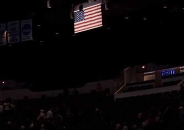 Marines at Oral Roberts University Basketball Game