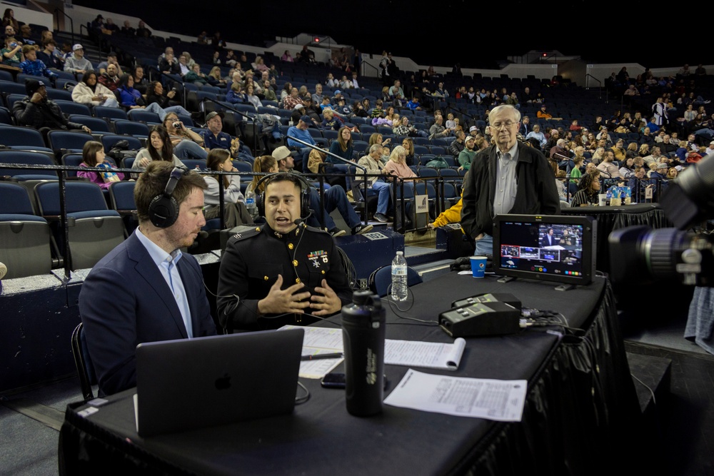 Marines at Oral Roberts University Basketball Game