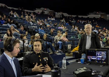 Marines at Oral Roberts University Basketball Game