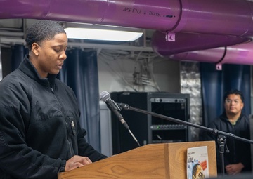 USS Ronald Reagan (CVN 76) Sailors celebrate Martin Luther King Jr. Day