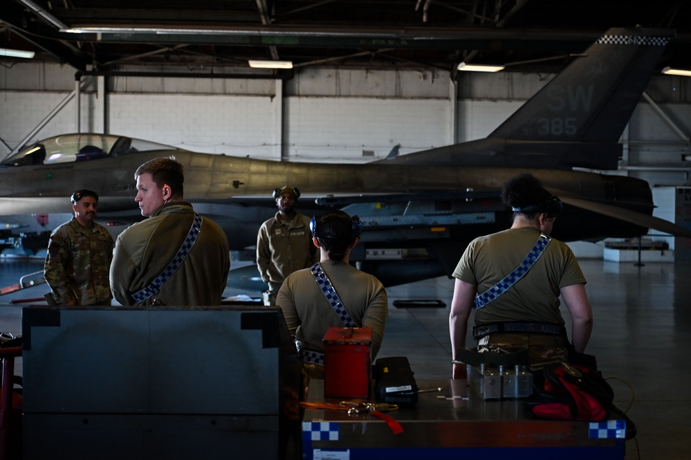 Precision under pressure: 55th and 79th FGS weapons technicians compete at the 20th Fighter Wing Annual Load Crew Competition