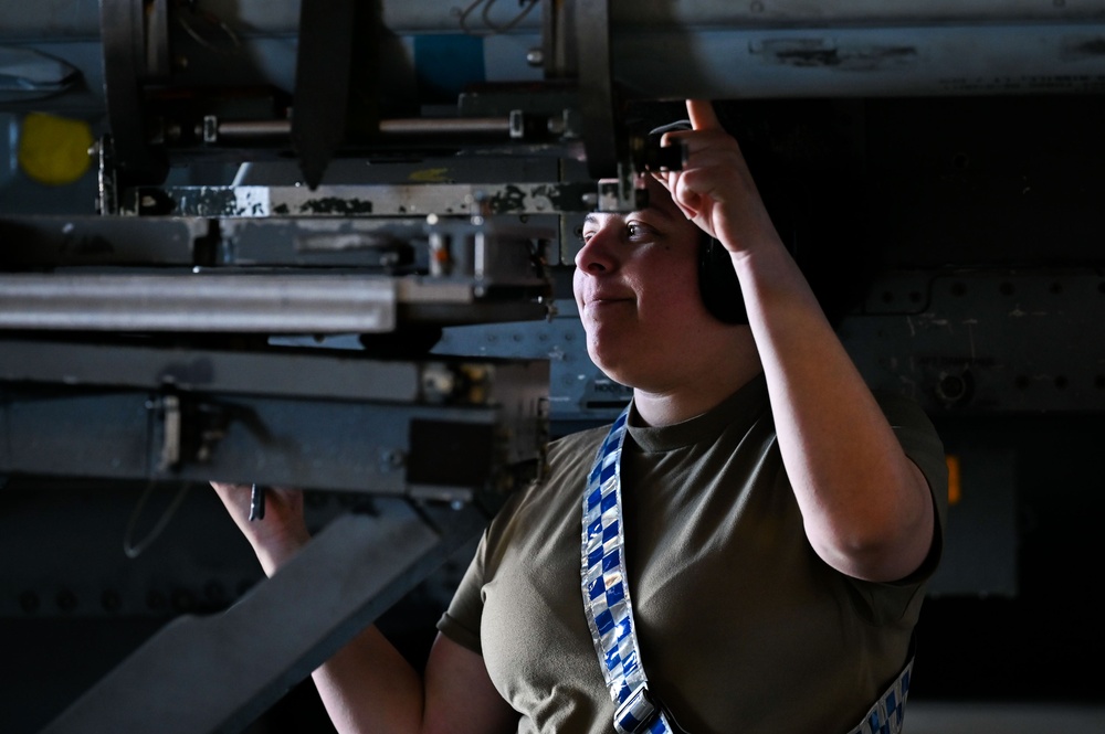 Precision under pressure: 55th and 79th FGS weapons technicians compete at the 20th Fighter Wing Annual Load Crew Competition