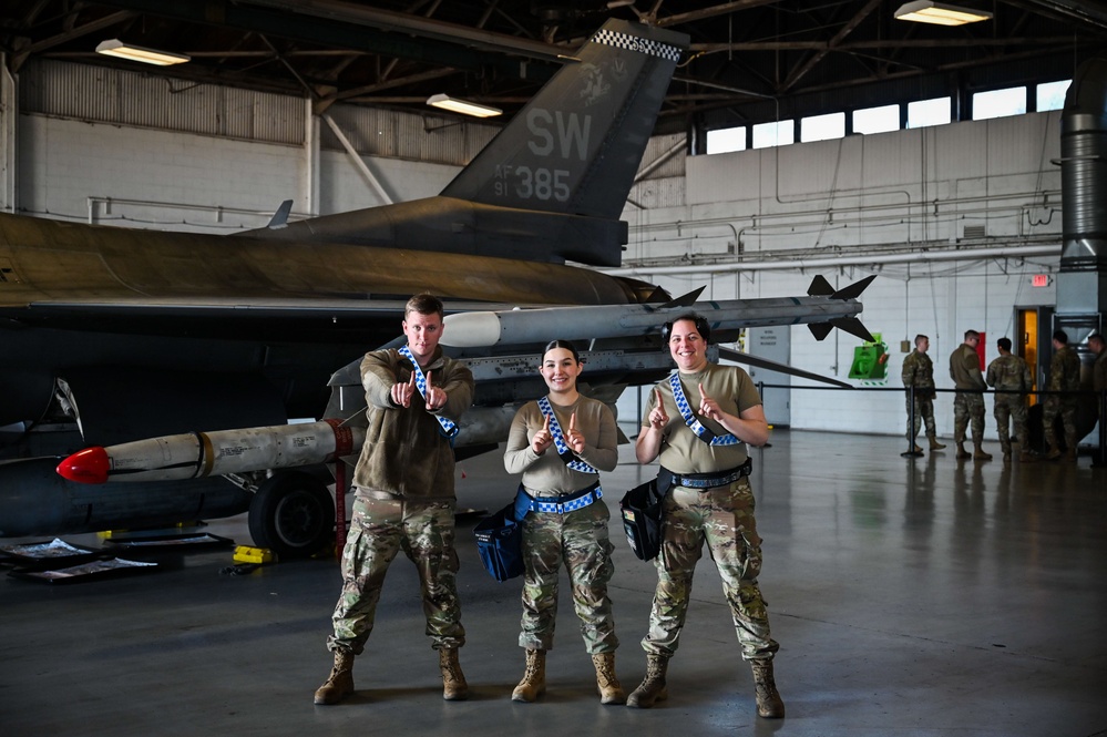 Precision under pressure: 55th and 79th FGS weapons technicians compete at the 20th Fighter Wing Annual Load Crew Competition