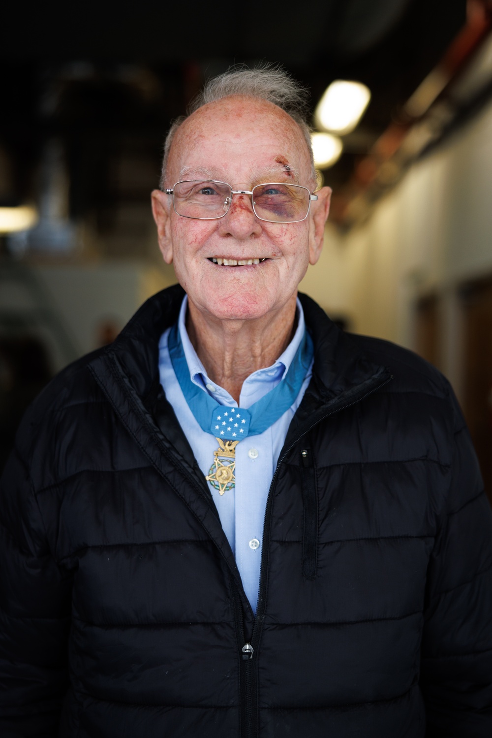 Robert M. Patterson Medal of Honor Recipient Visits Quantico Marines