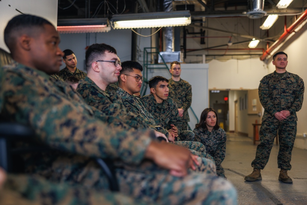 Robert M. Patterson Medal of Honor Recipient Visits Quantico Marines