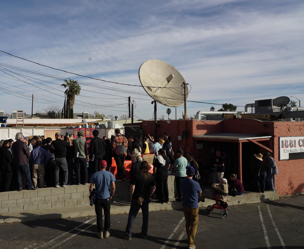 Press Conference and Donation Drive at Pasadena Jazz Lounge