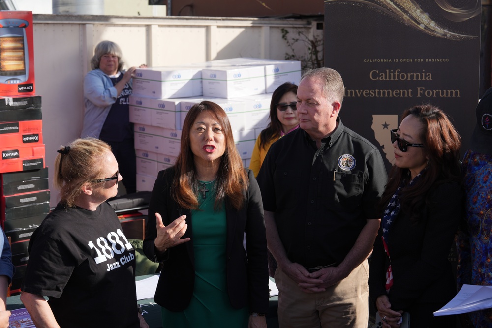 Press Conference and Donation Drive at Pasadena Jazz Lounge