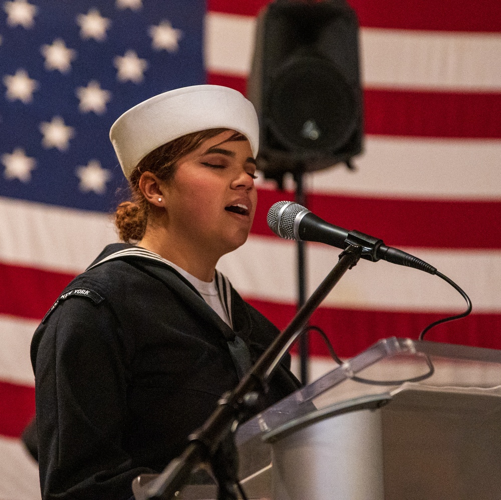 USS New York Change Of Command And Retirement Ceremony