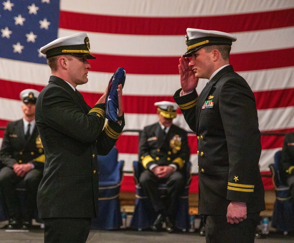 USS New York Change Of Command And Retirement Ceremony