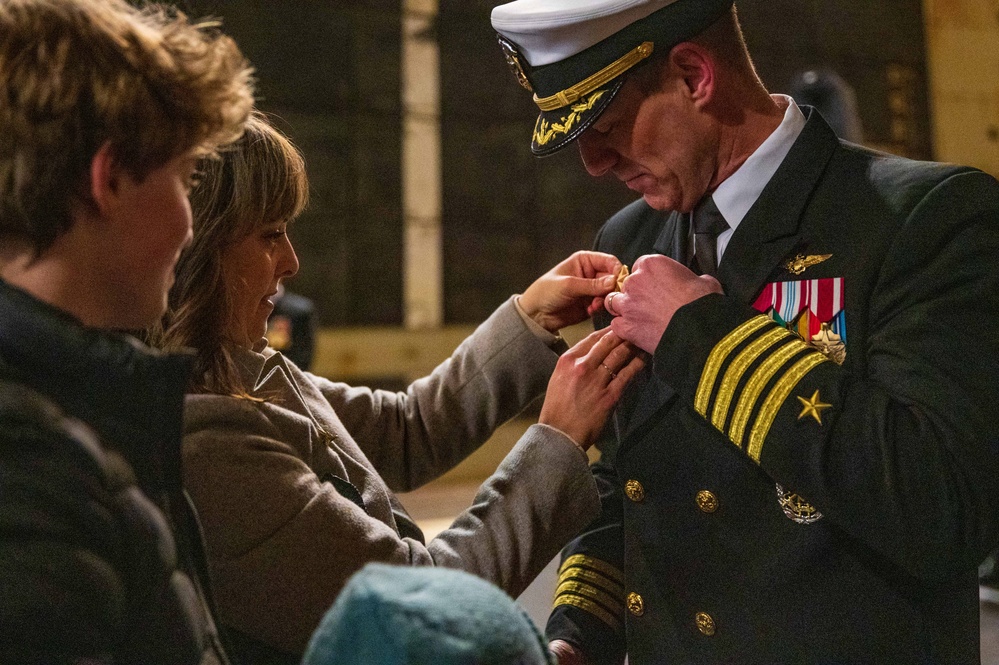 USS New York Change Of Command And Retirement Ceremony