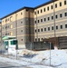 January 2025 barracks construction operations for South Barracks Project at Fort McCoy